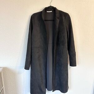 Zara Charcoal Trench Coat
